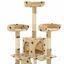 Rascador grande con postes color Beige Huellas, , large indicador imagen numero 5