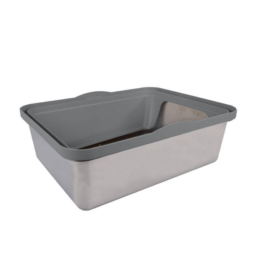 Nice Care Arenero Abierto Acero para gatos, , large Imagen numero 6