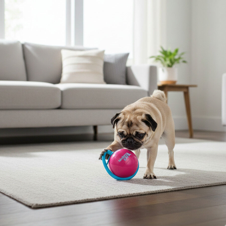 All For Paws Modern Cat Cola Giratoria Rosa Juguete para gatos