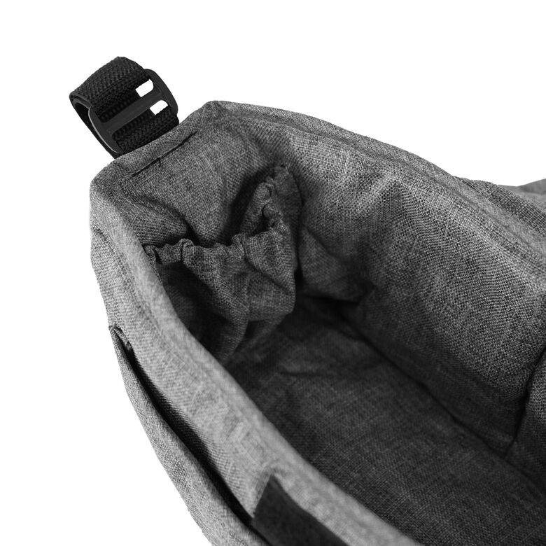 MonsterShop Bolsa caddy gris para cochecito para perros y gatos thumbnail