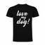 Camiseta hombre "Love my dog" color Negro, , large indicador imagen numero 1