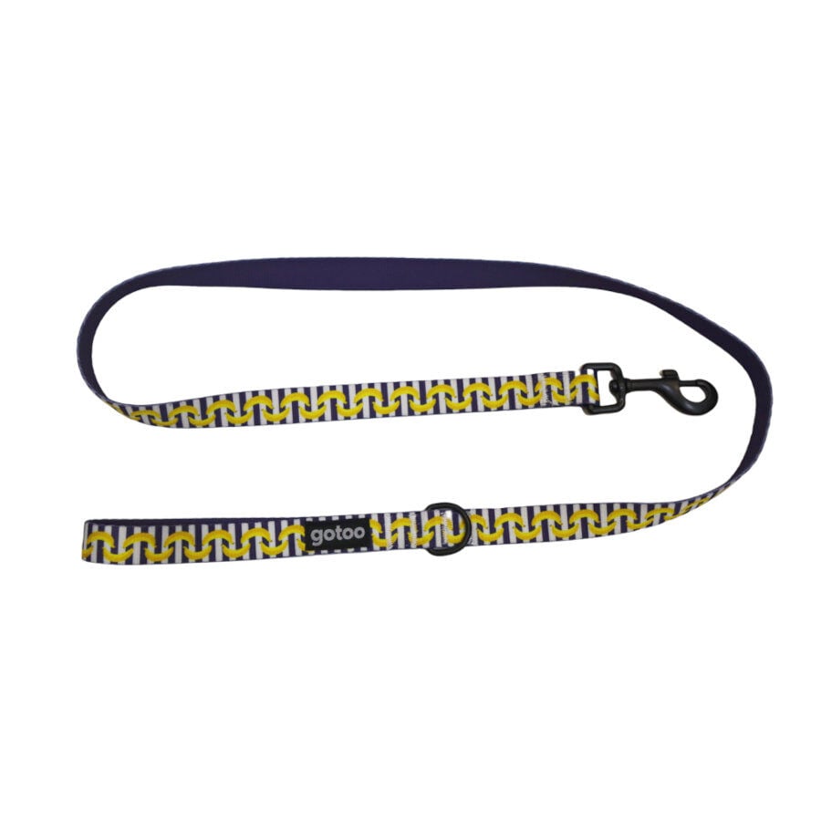 Gotoo Correa estampada banana para perro, , large Imagen numero 1
