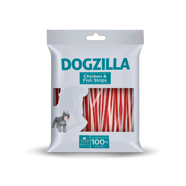 6 bolsitas x 100 g Dogzilla Láminas de pollo y pescado para perros ¡Pack ahorro!