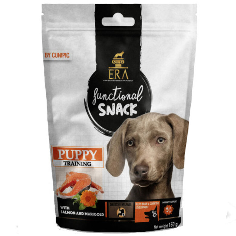 150 g ERA Bocaditos Puppy Training Salmón y Caléndula para perros