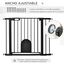 PawHut barrera de seguridad de mascotas color Negro, , large indicador imagen numero 4