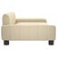 vidaXL Cama para perros de tela crema 90x53x30 cm, , large indicador imagen numero 3
