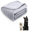 Nobleza Manta Suave de Felpa para Perros Gatos y Otras Mascotas Lavable Color Gris 160x100cm, , large indicador imagen numero 1