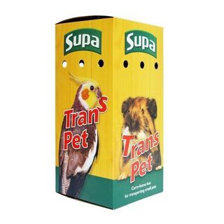 Caja transportadora para animales pequeños o pájaros color Variado