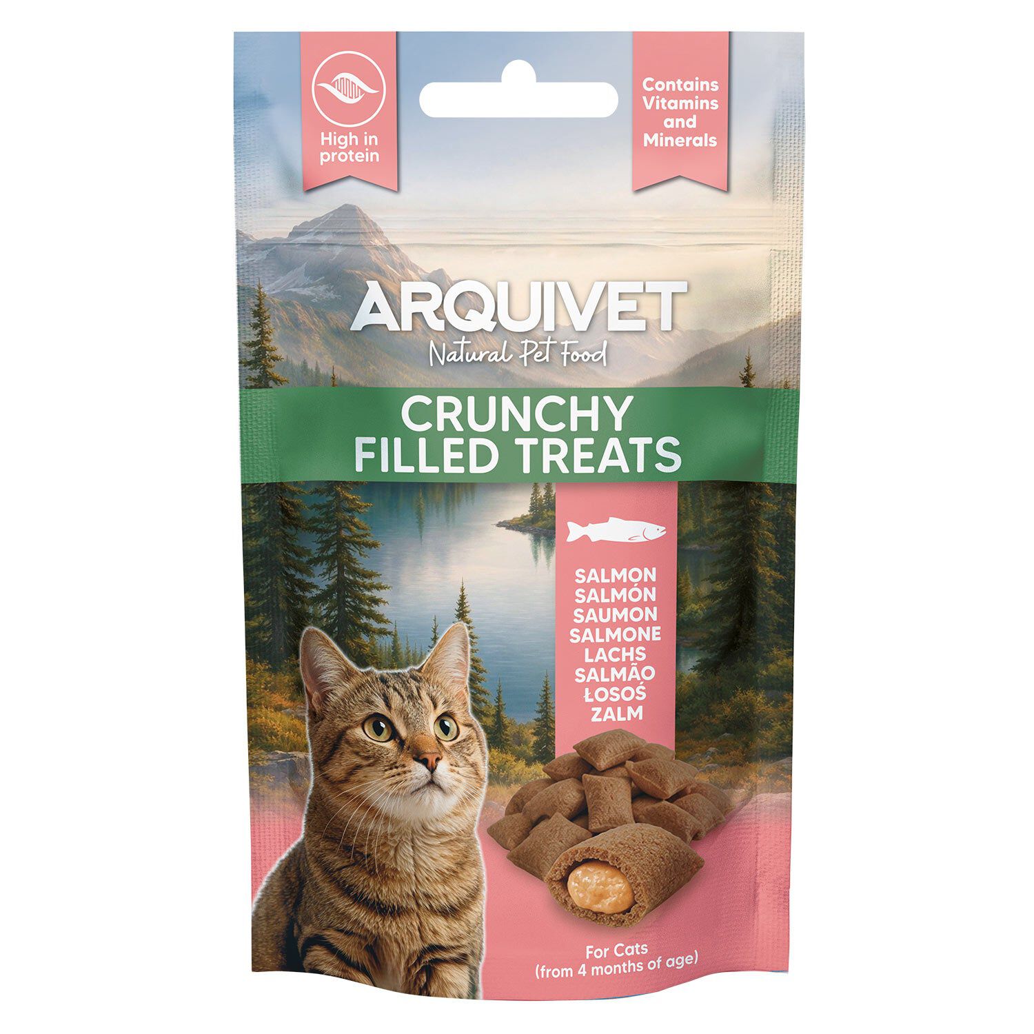 Snacks crujientes y rellenos de Salm&oacute;n - Crunchy Filled Treats  - 6 x 40 gr, , large Imagen numero 3