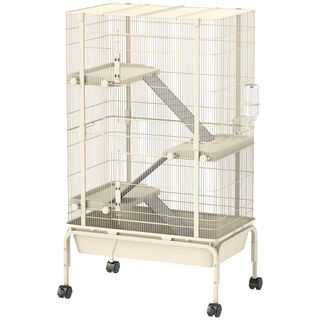 PawHut Jaula para Animales Beige