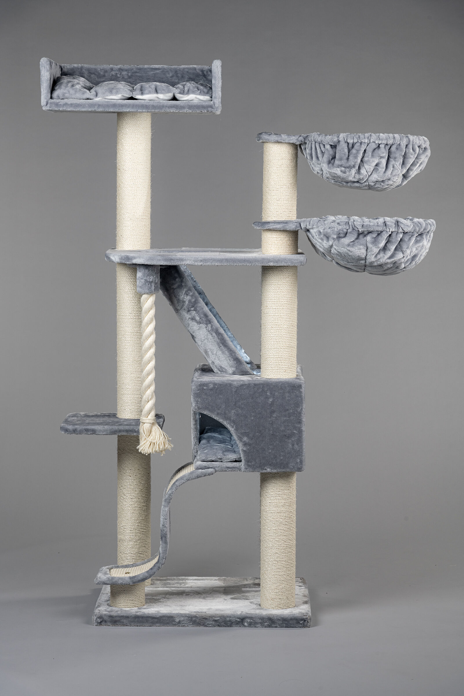 RHRQuality rascador Kilimandjaro gris claro para gatos, , large Imagen numero 4