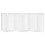 vidaXL Puerta para perros plegable 3 paneles madera álamo blanca 300cm, , large indicador imagen numero 8