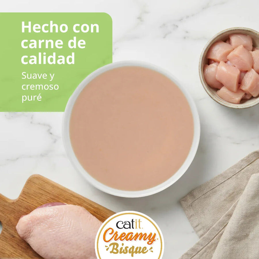 Catit Creamy Bisque con Pollo, , large Imagen numero 4