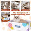 Nobleza Rascador para Gatos 4 en 1, Centro de Actividades de Cart&oacute;n Corrugado con Cama Ovalada, Caja de Juego, Bolas de Juguete y Hierba Gatera, Tabla de Rascar de Alta Densidad, , large indicador imagen numero 3