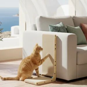 Althea Living - Rascador de cartón para gatos Litoral, en forma de L thumbnail