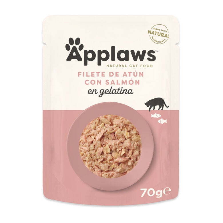 Applaws Atún y Salmón en gelatina sobre para gatos thumbnail