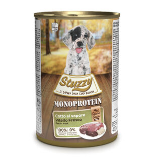 Stuzzy Puppy Monoprotein Ternera lata para perros