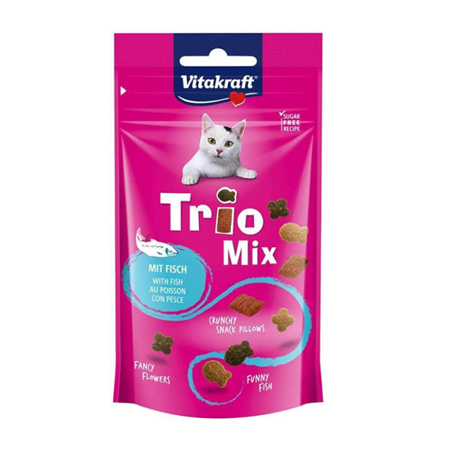 Vitakraft Galletas Trio Mix Salmón para gatos