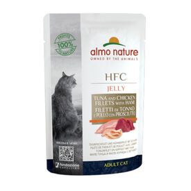 Almo Nature HFC Atún y Pollo en Gelatina sobre para gatos