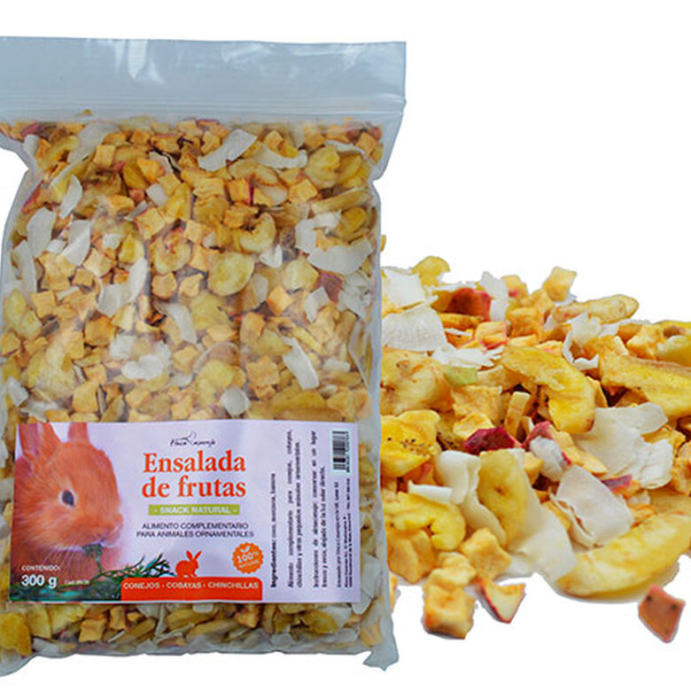 Snack Natural para Conejos, cobayas y Chinchillas - Ensalada DE Frutas, , large image number null