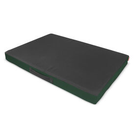 Gauty Cama Redonda Tela Impermeable - Verde y gris para Perros y Gatos  