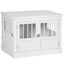 PawHut Jaula para Perros Blanco, , large indicador imagen numero 1