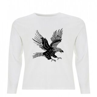 Camiseta unisex águila color Blanco