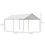 Outsunny Cochera Exterior Blanco, , large indicador imagen numero 3