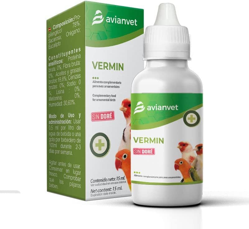 Avianvet Vermin Suplemento líquido para aves