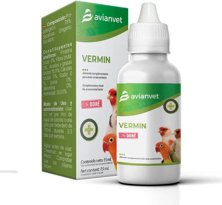 Avianvet Vermin Suplemento líquido para aves thumbnail