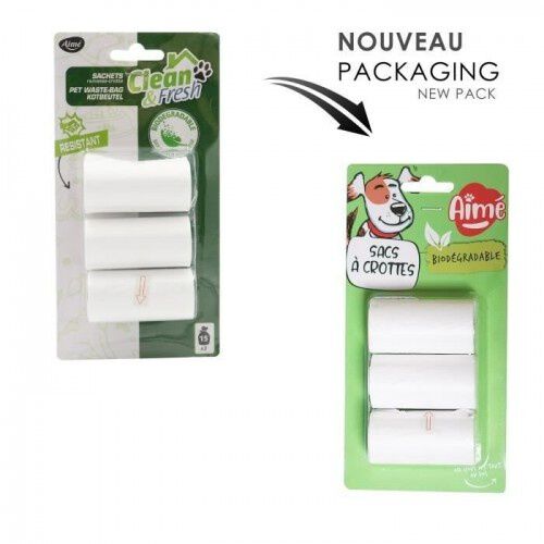 AIME bolsas biodegradables recambio para perros, , large Imagen numero 5