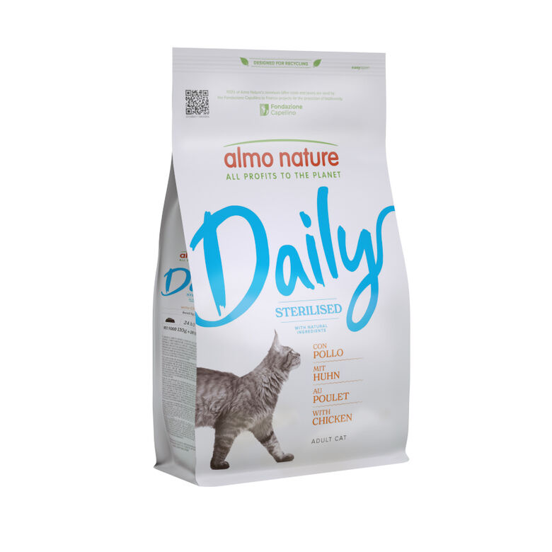 Almo Nature Daily Sterilised Pollo pienso para gatos