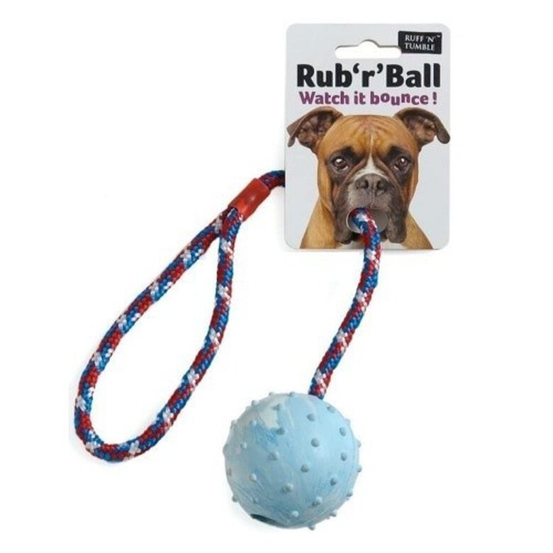 Juguete de pelota con cuerda para perros color Variado, , large image number null