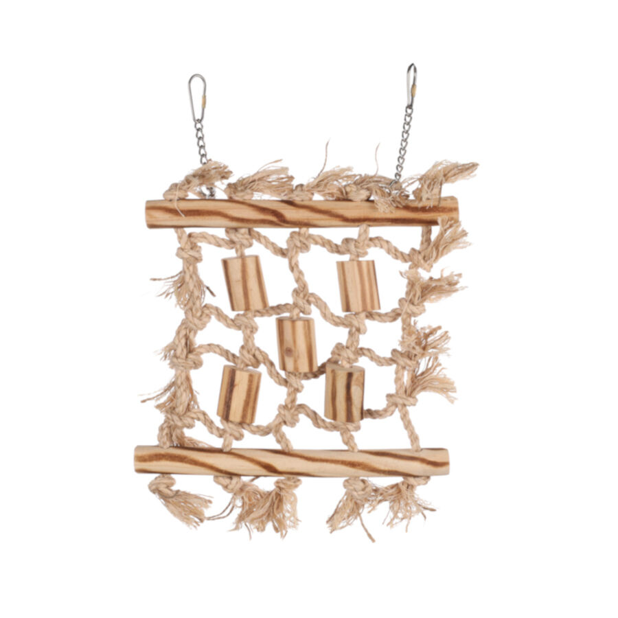 Flamingo Red de cuerda juguete para periquitos, , large Imagen numero 1