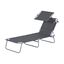 Tumbona plegable Outsunny para exterior color Gris, , large indicador imagen numero 1
