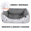 HOME MERCURY-Cesta,Cama Comoda para Perros,Gatos y Mascotas, con Relleno de Fibras,Resistente al Desgaste y Duradero (Pequeño, Estrellas), , large indicador imagen numero 3