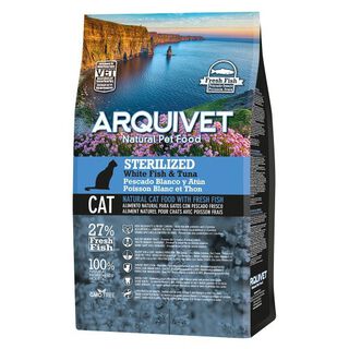 Pienso Cat Sterilized Arquivet para gatos sabor Atún y Pescado blanco