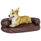 Vidaxl cama rectangular marrón para perros, , large image number null