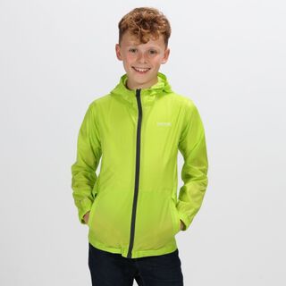Chaqueta impermeable para niños color Ponche Lima