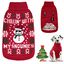 Nobleza Navidad Jersey para Perro Gato, Jersey de Navidad Suéter para Mascotas, Ropa para Gatos Perros Pequeños y Medianos Invierno Cálido (Rojo, S), , large indicador imagen numero 1