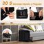 COSTWAY Transport&iacute;n para Perros Plegable, Bolsa Transporte para Gatos con Ventanas de Malla, 3 Puertas y Bolsillos Extra&iacute;bles, Portador de Viaje para Mascotas Interior y Exterior (Negro, M), , large indicador imagen numero 14