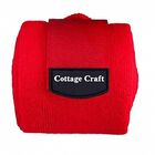 Pack de 4 vendas para establo Cottage Craft color Rojo, , large image number null