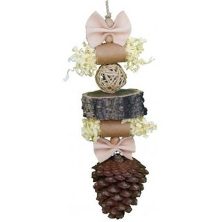 Juguete colgante Natural Shredding Pinecone color Madera