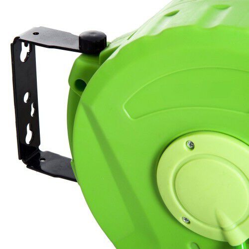 Carrete para manguera soporte mural color Verde thumbnail