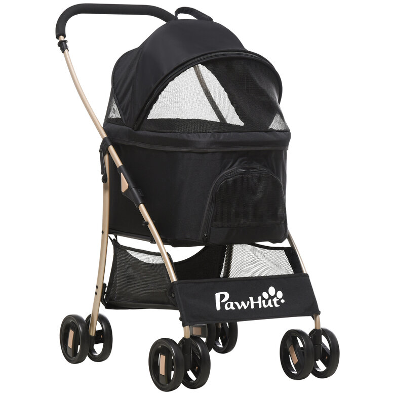 Coche 3 en 1 Plegable para Perro Negro - Promart