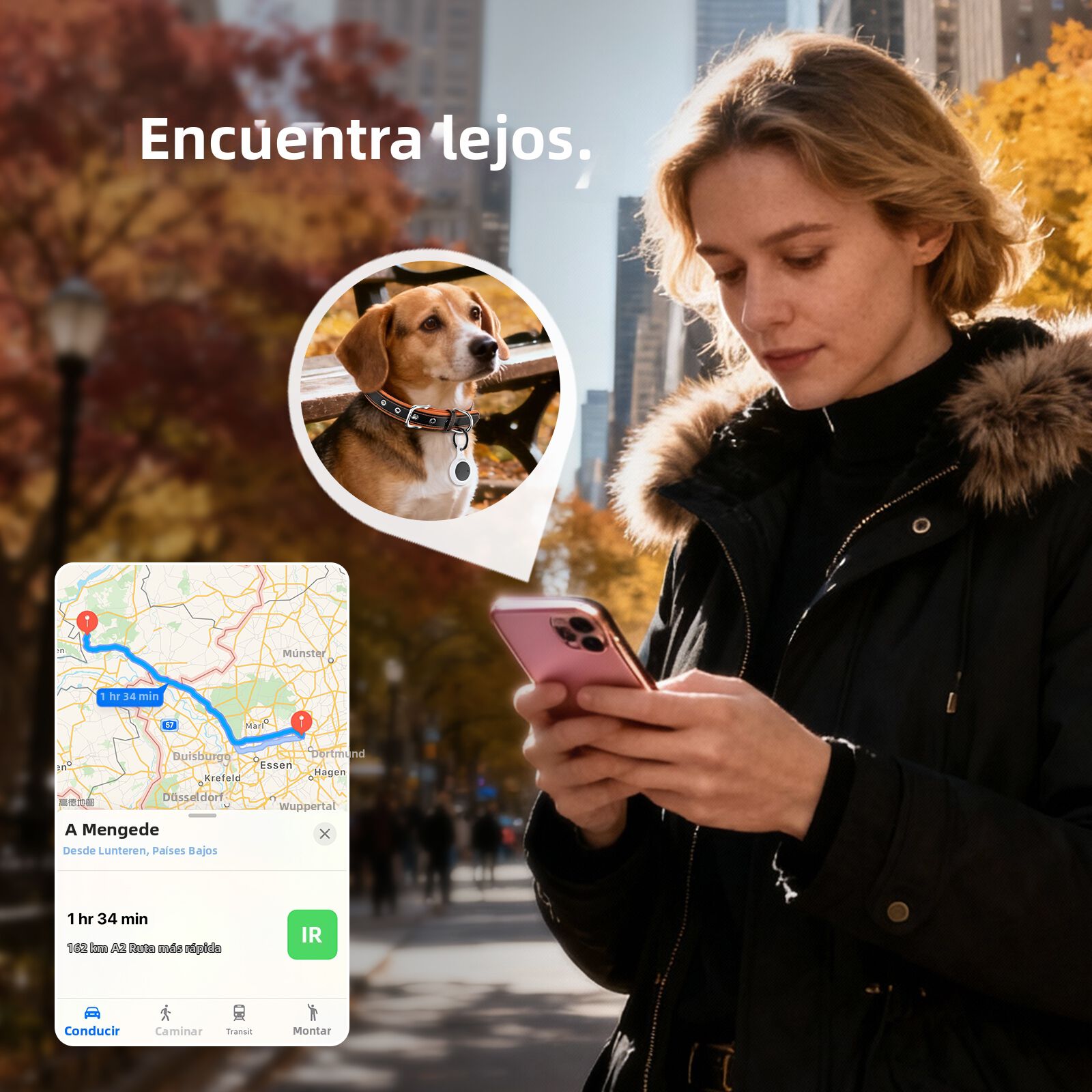 Pawview Localizador Inteligente para Mascotas, Rastreador Perros y Gatos Compatible con Apple Find My y Android Find Hub, Funda de Silicona Antidesgarros con C&oacute;digo QR, Sin Suscripci&oacute;n. Turquesa Claro, , large Imagen numero 2