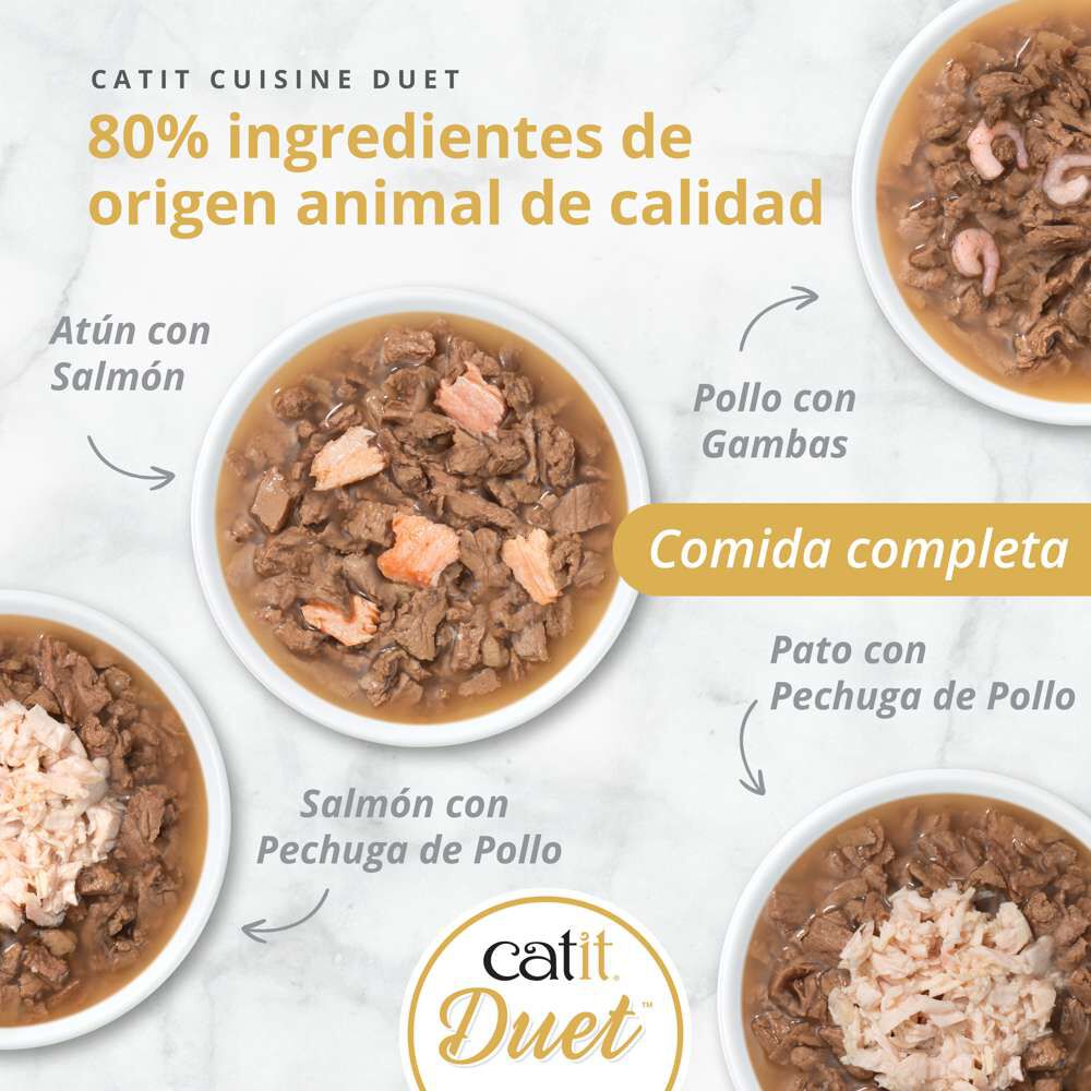 Catit Cuisine Duet Pack Variado, 12x75g, , large Imagen numero 2