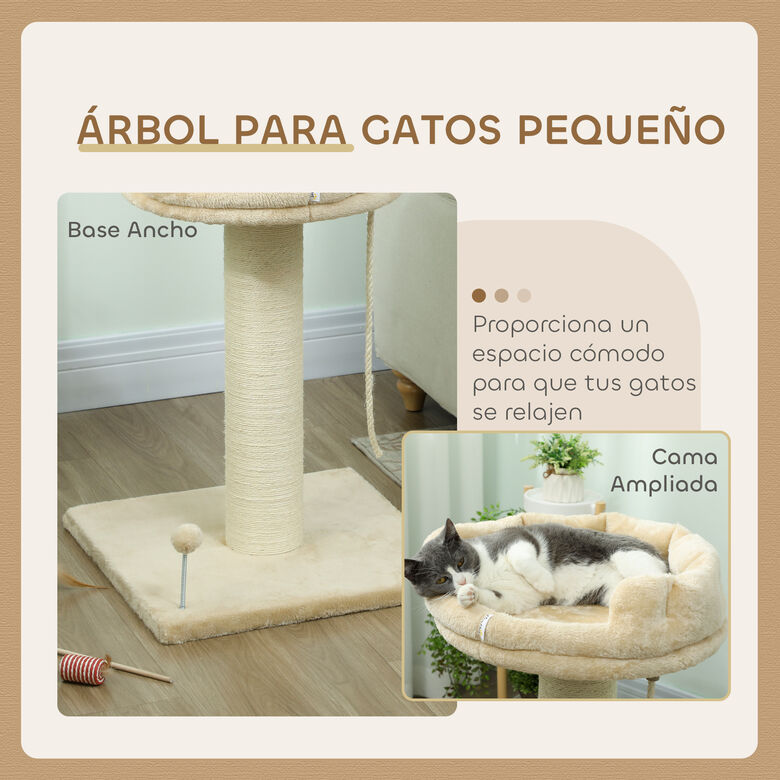 PawHut Árbol Beige para gatos thumbnail