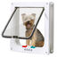 Nobleza - Gatera para Gatos, Puerta para Gato con Cierre Magnético de 4 vías, Puerta para Mascotas para Gatos y Perros pequeños, Puerta para Gatos con Cristal Transparente(Blanco, L), , large indicador imagen numero 6
