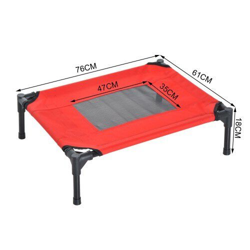 Cama PawHut para perro o gato de exterior color Rojo thumbnail